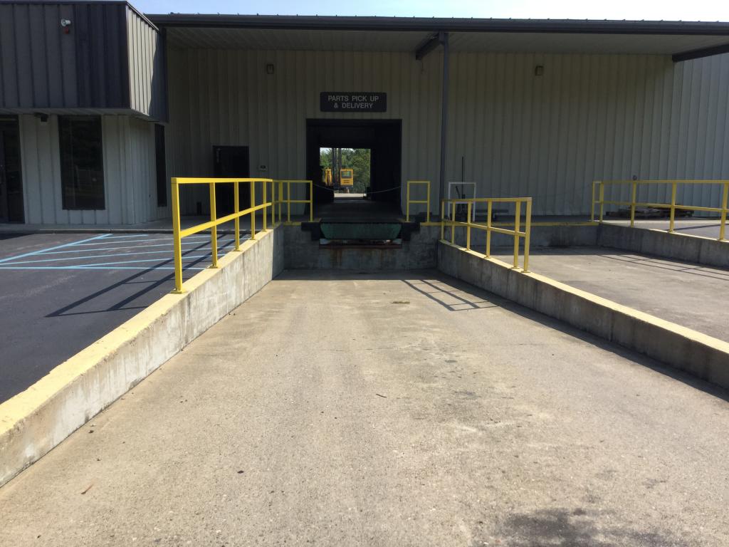 Truck Smashes Handrail at Loading Dock GEF, Inc.